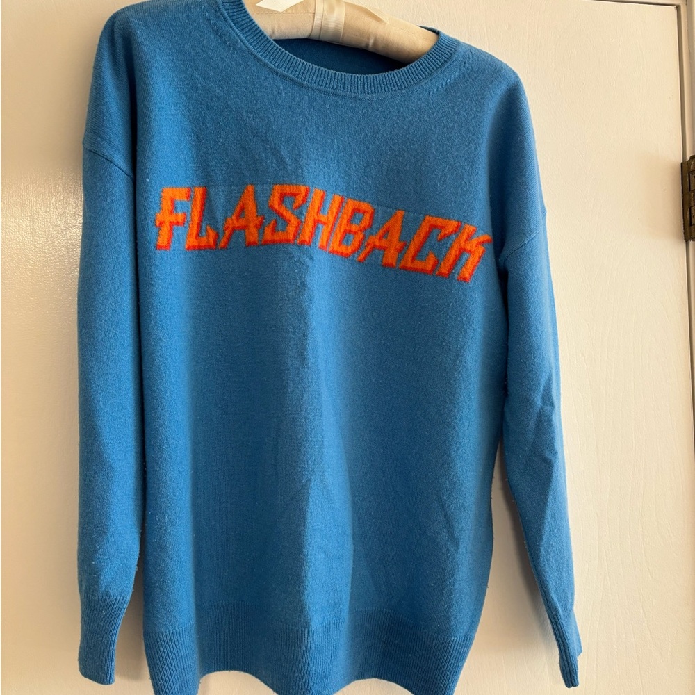 Sandro Flashback cashmere crew sweater L
